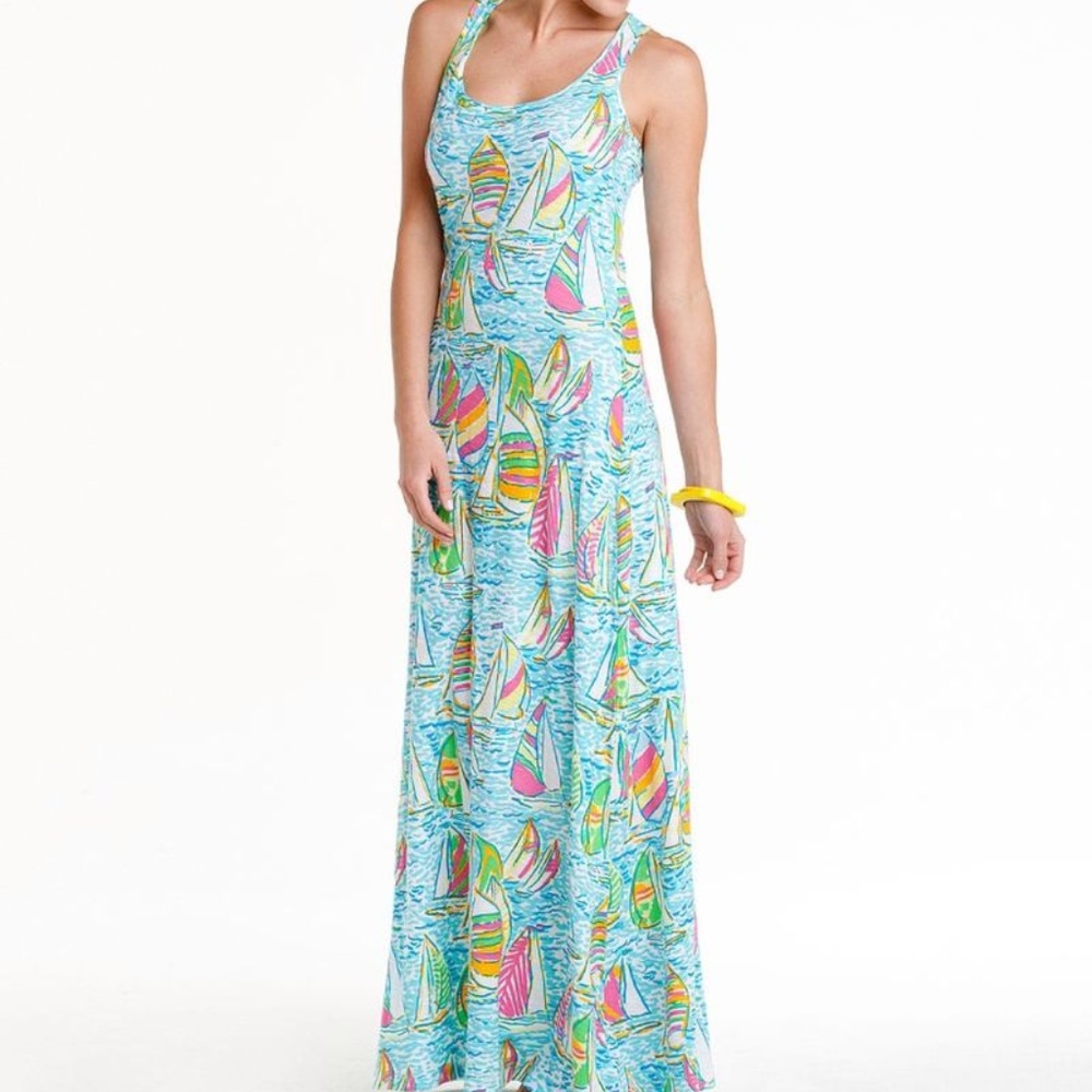 Lilly Pulitzer Treena Maxi dress You Gotta Regatta